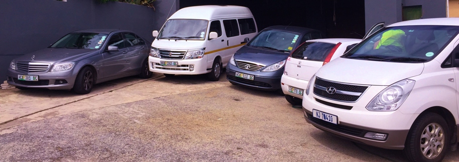 Transportation of crew with our fleet of vehicles 